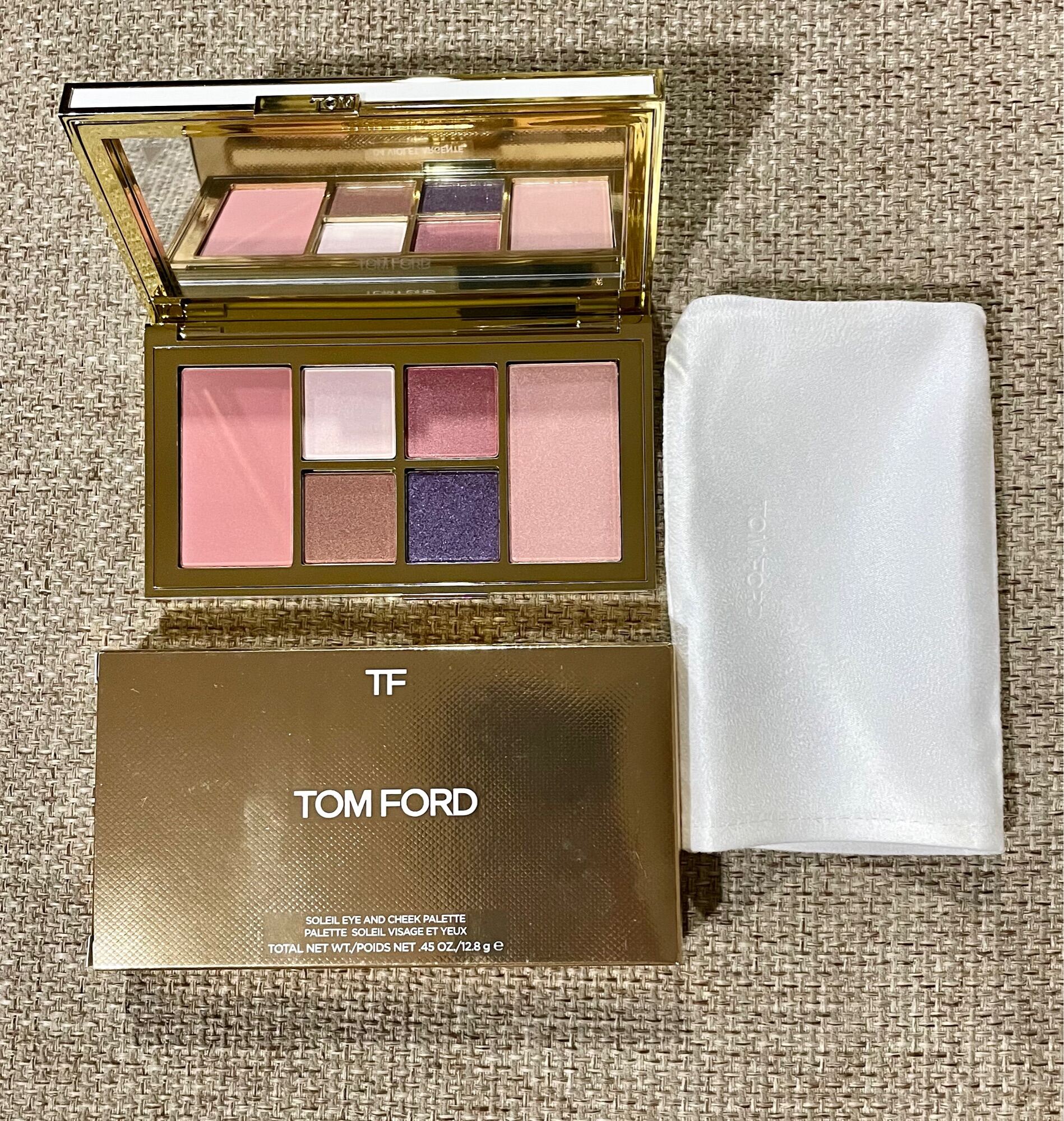 TOM FORD - VIOLET ARGENTE - SOLEIL eye and cheek pallette. Made in