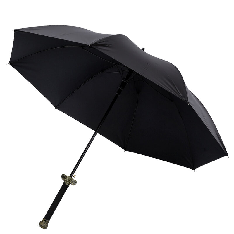 Samurai Knife Mimic Umbrella Creative Long Handle Straight Pole Martial