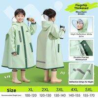 WANBAOLV | Full Body Waterproof Childrens Raincoat With Large Backpack Space