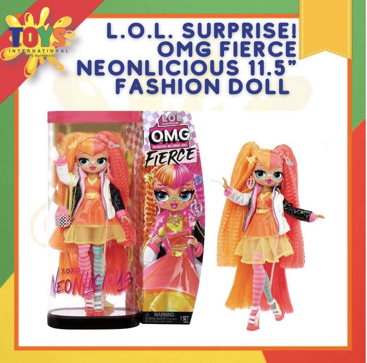 Surprise! OMG Fierce Neonlicious Fashion Doll Lazada PH