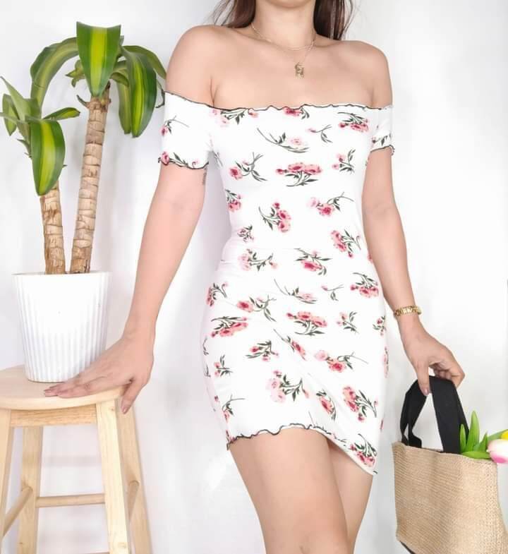 FLORAL LETTUCE DRESS | Lazada PH