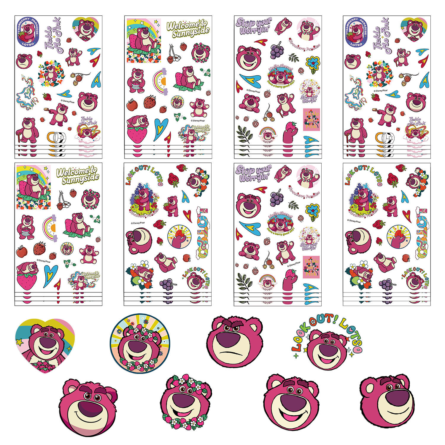 Waterproof Disney Zootopia Graffiti Stickers 8 Pieces