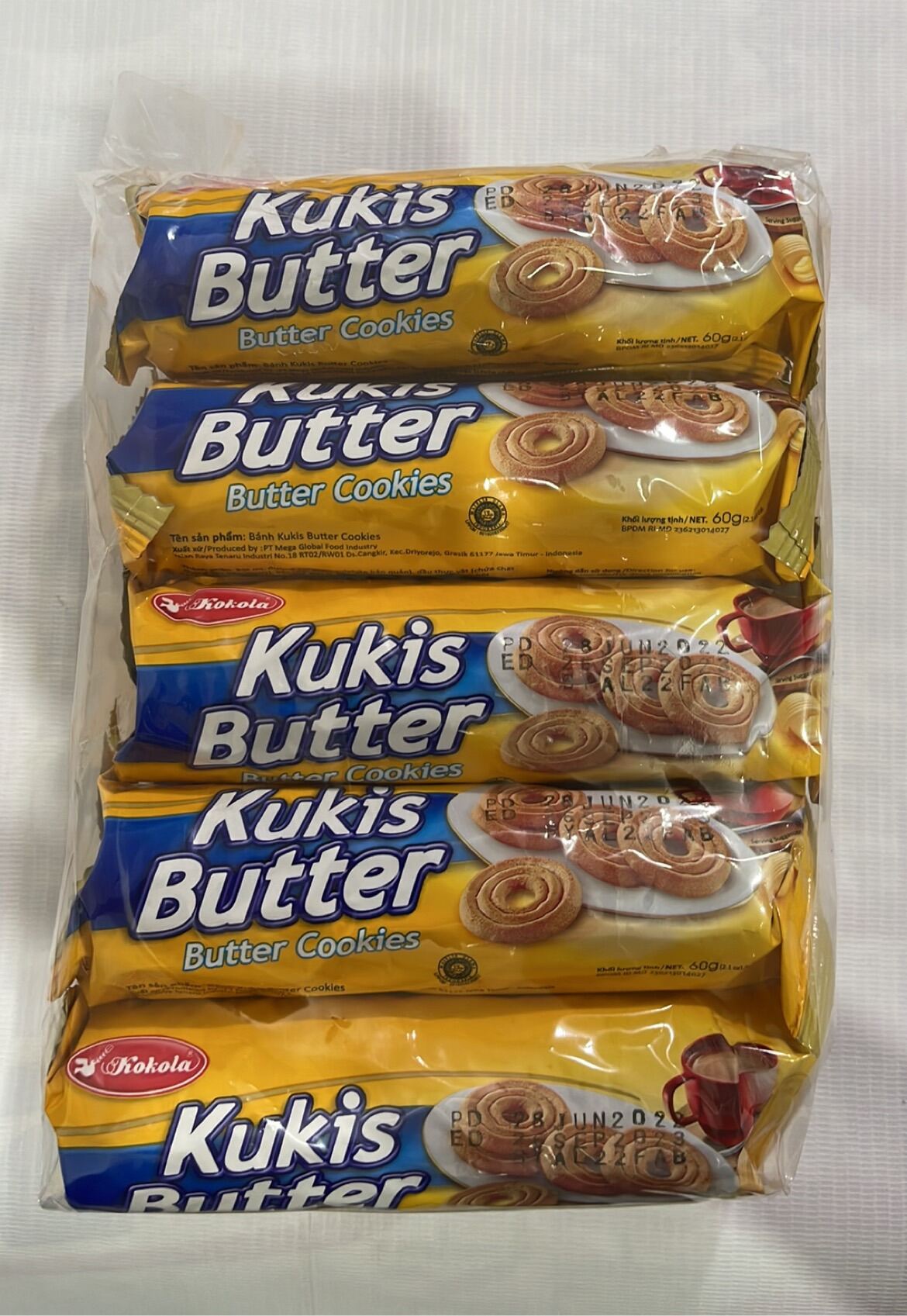 Kokola Kukis Butter 60g 10 pcs Lazada PH