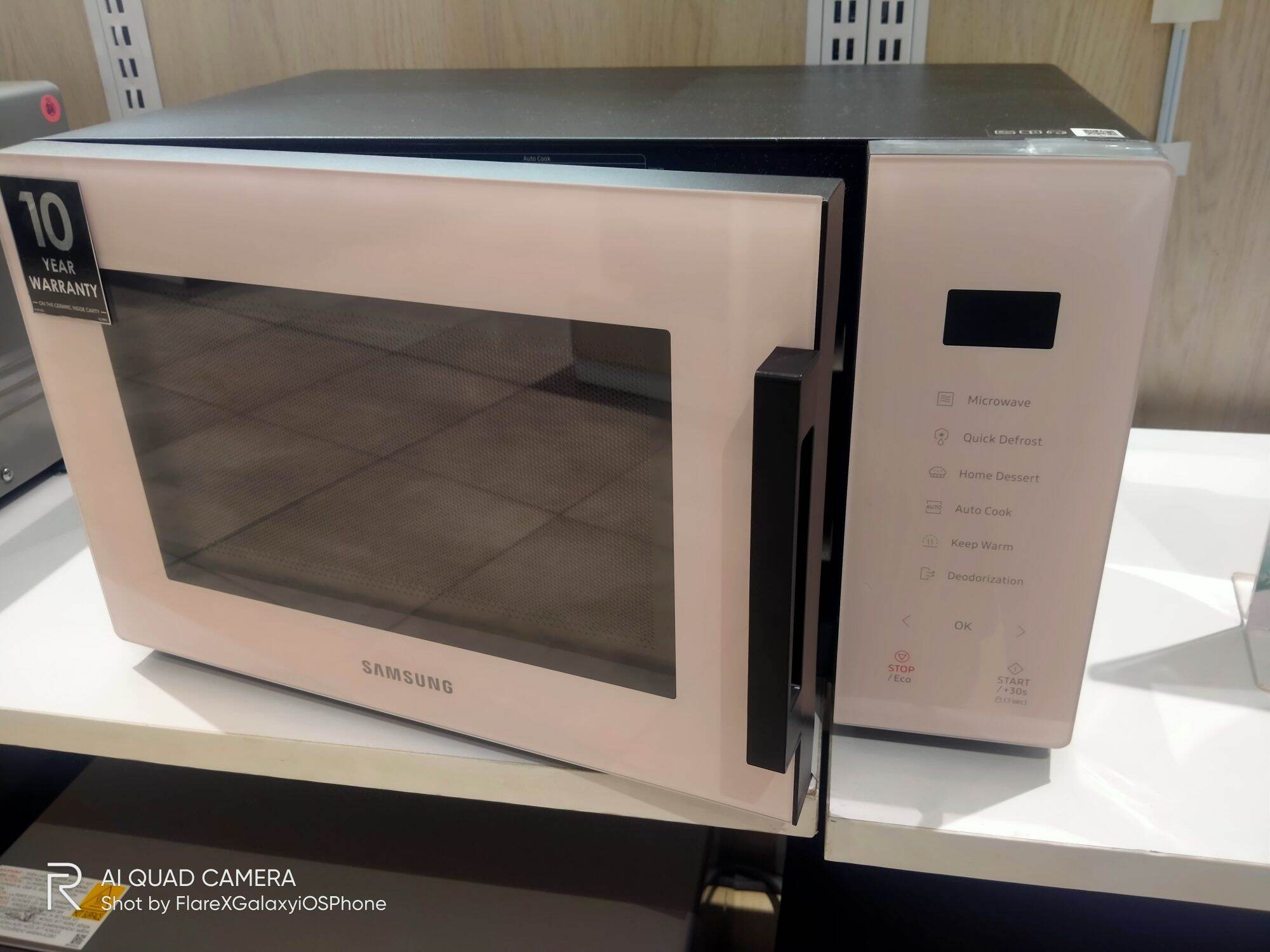 Samsung 23L Microwave Oven Quick Defrost noTouch Control Ceramic Inside