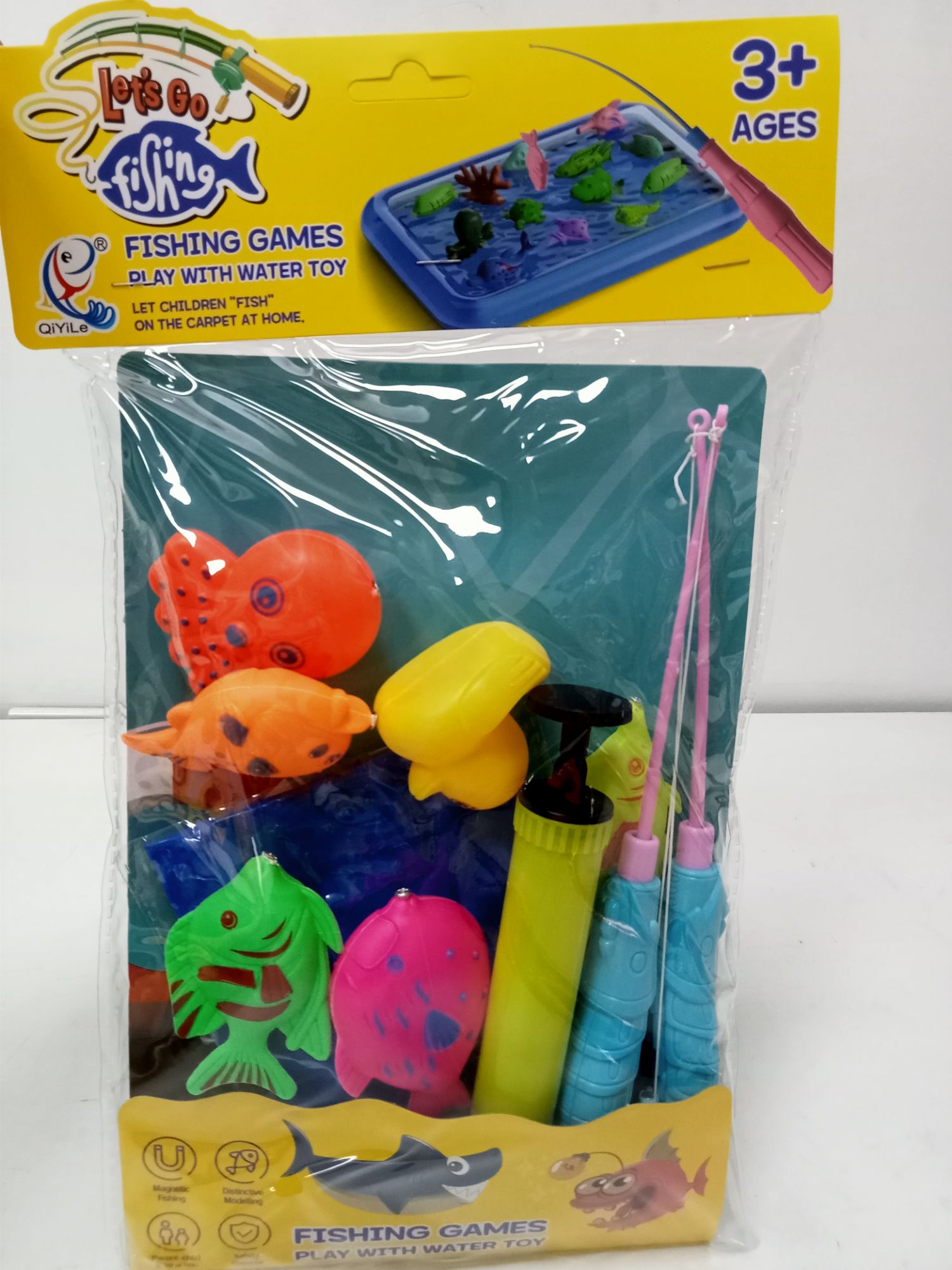 fishing game toy with pump