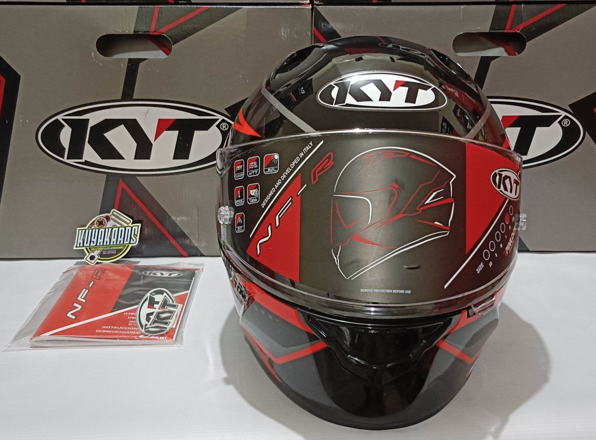 KYT NFR HELMETS DUAL VISOR Lazada PH