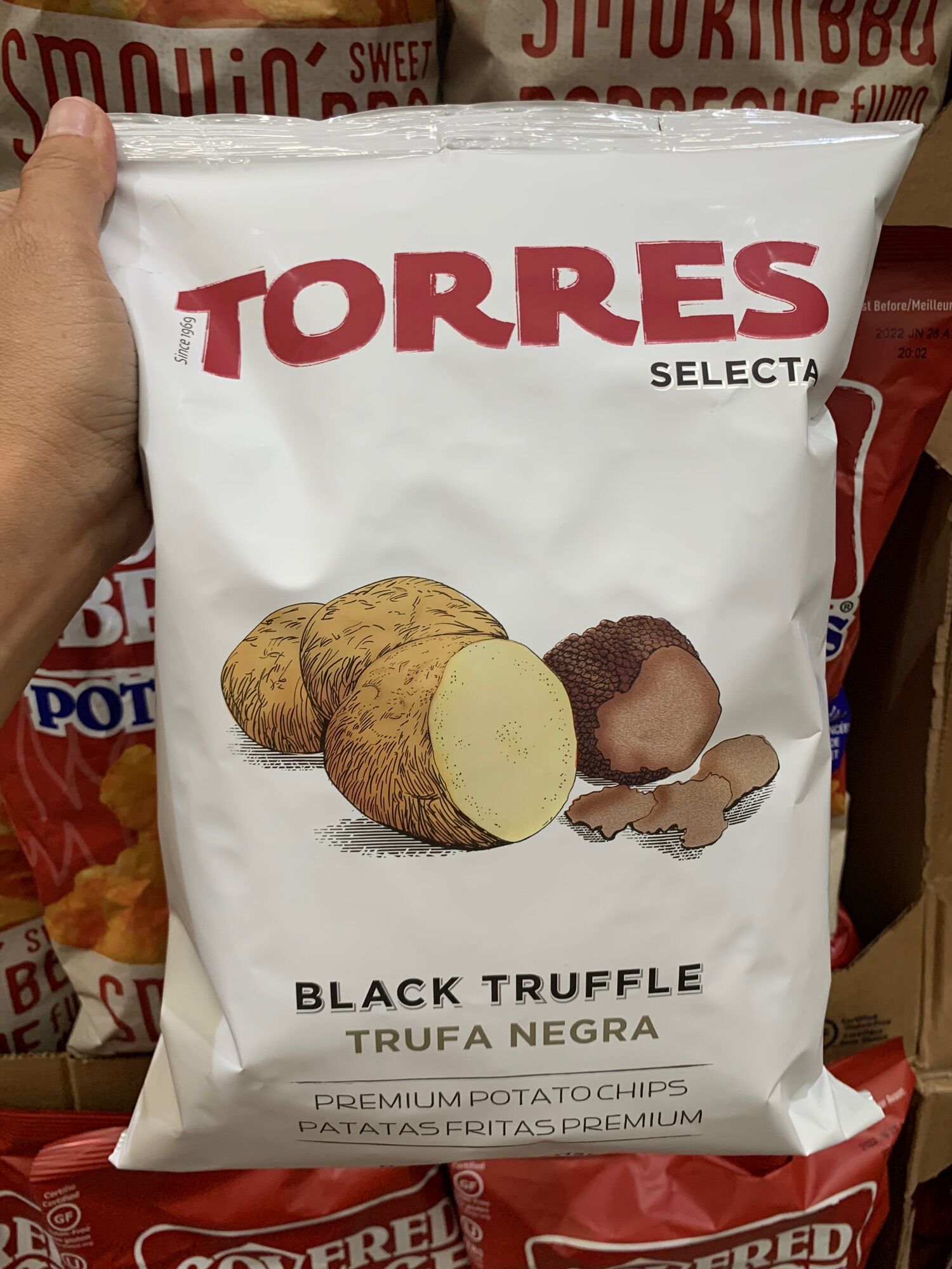 TORRES BLACK TRUFFLE POTATO CHIPS 125G Lazada PH