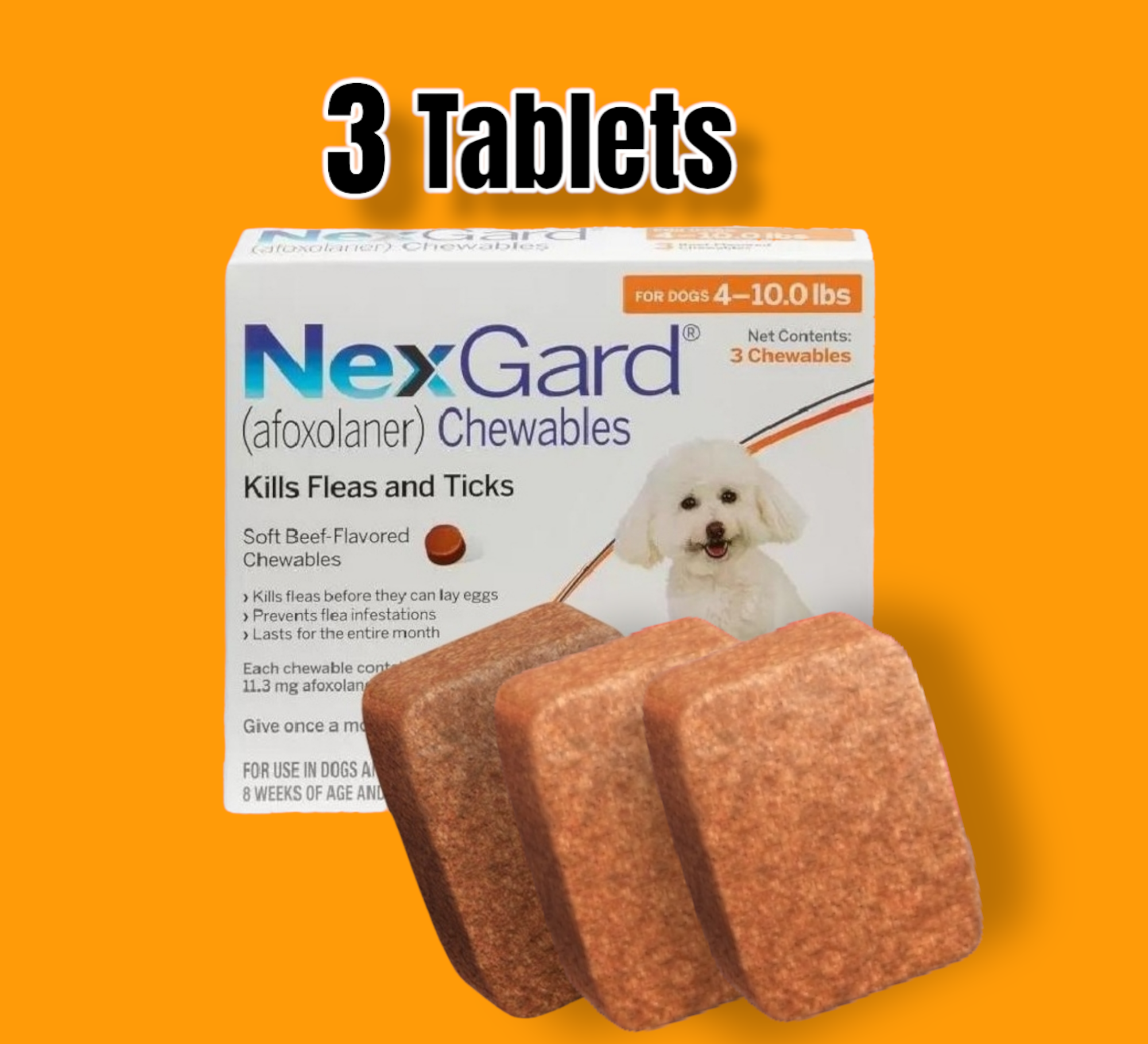 Nexgard Chewable  2-4KG (1 BOX  w/ STICKER)