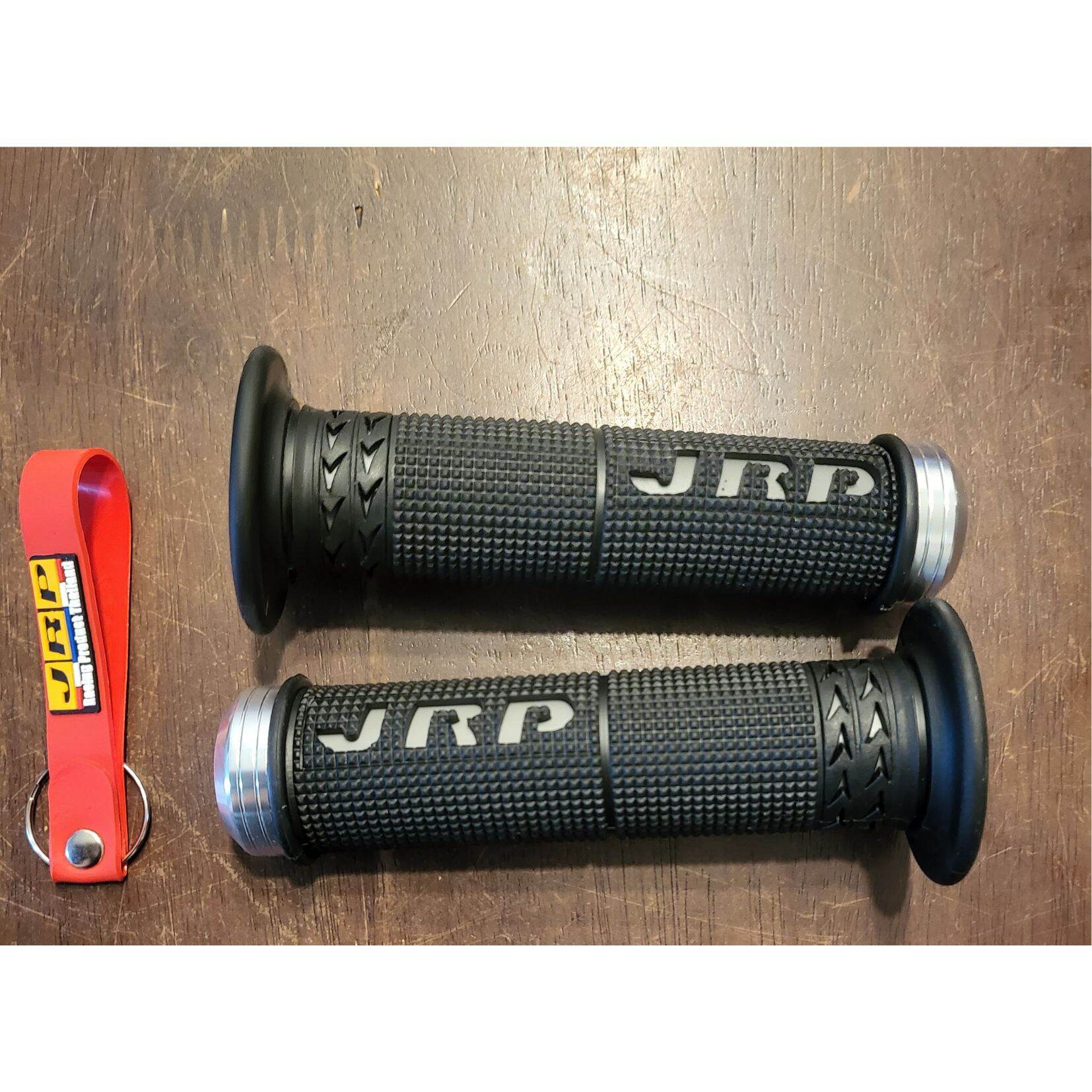 BAC Original JRP HANDLE GRIP for Honda Dio W/ KEYCHAIN black gray