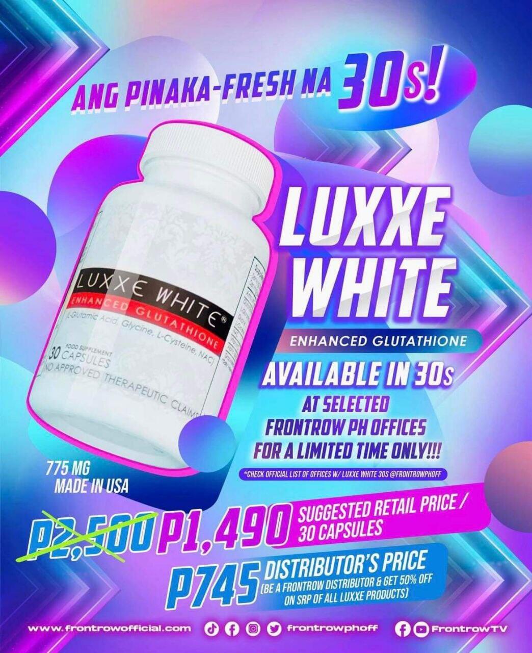 frontrow glutathione price - Luxxe White Enhanced 60 Capsules, 775mg in UAE | Amazon UAE Jarrow Formulas Glutathione Reduced Intracellular