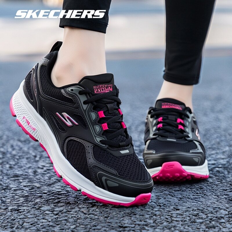 Skechers Women's Lightweight Running Shoes Breathable Mesh Sport Shoes Shock Absorption Soft Bottom Casual Shoes Presyo  4,273 Piso*Libreng Shipping