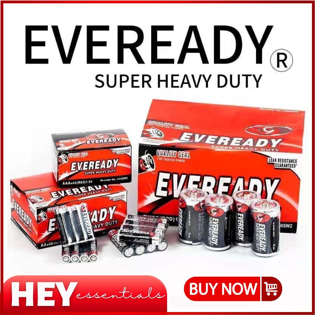 ORIGINAL EVEREADY BATTEy TRIPLE A / DOUBLE A (AAA /AA ) box or by 4s