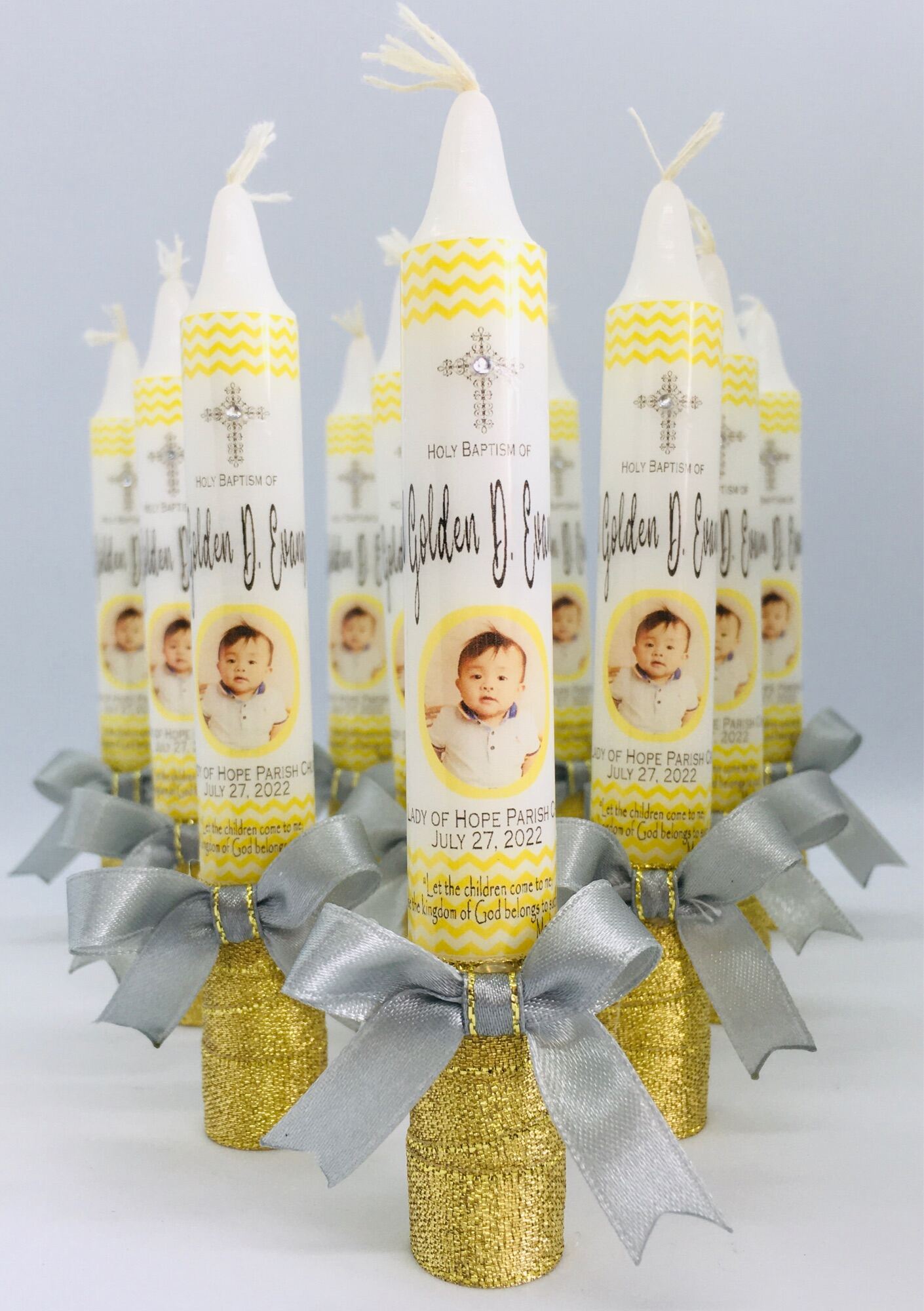Personalized Candles for Baptism/Christening Lazada PH