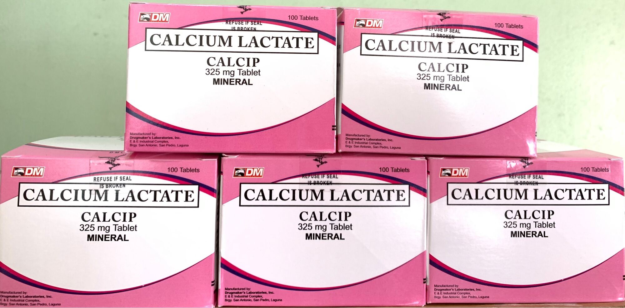 Calcium Lactate Calcip 325mg/100 tablets Lazada PH