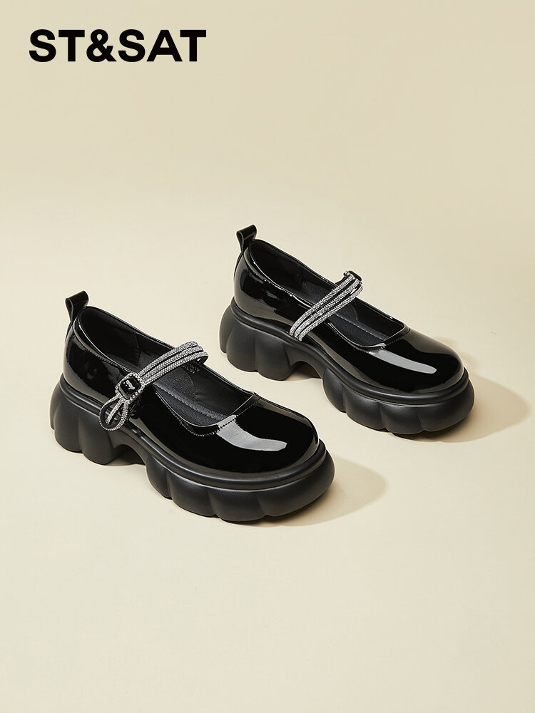 ST&SAT | Thick-soled Mary Jane Style Loafers Presyo 4,417 Piso*Libreng Shipping