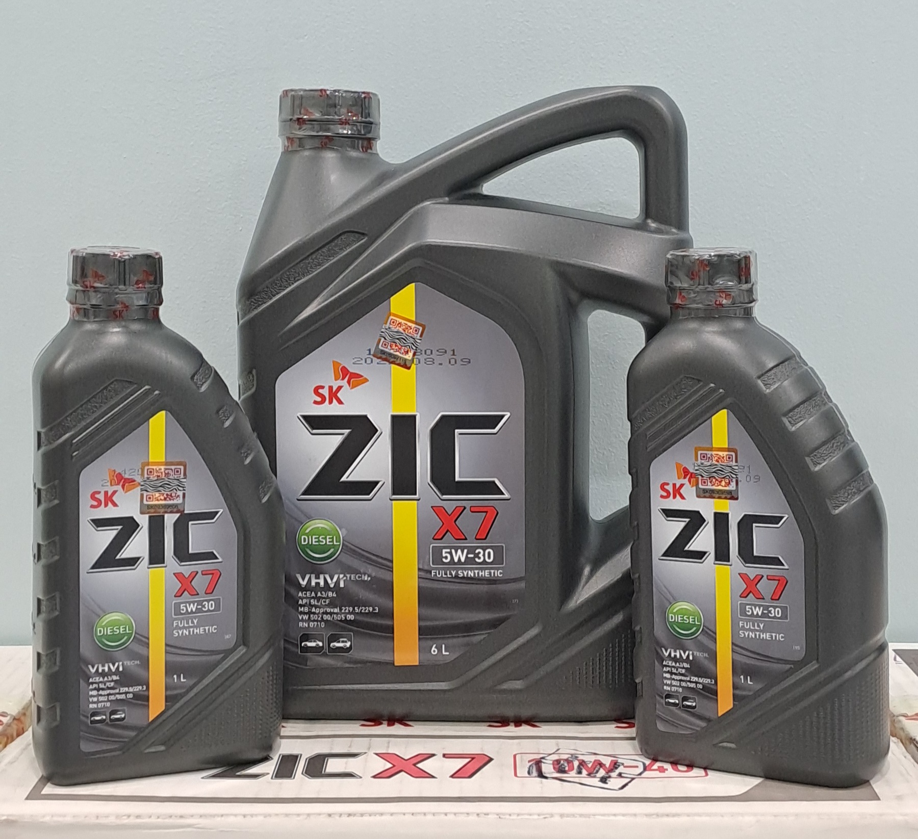 ZIC X7 5w30 Diesel Fully Synthetic 8-Liters | Lazada PH