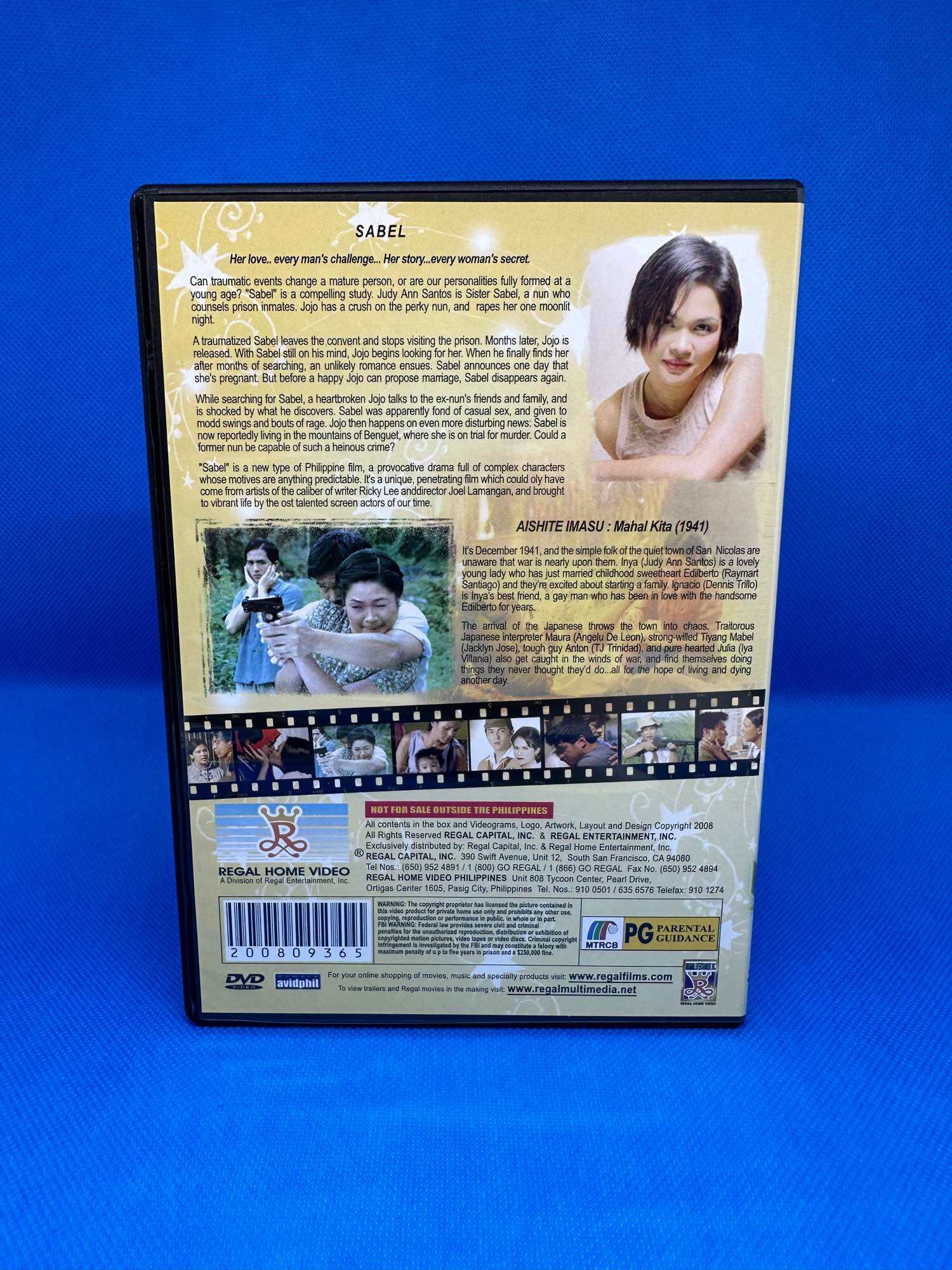 Brand New DVD 2 in 1 Judy Ann Santos 2-Disc DVD AISHITE IMASU 1941