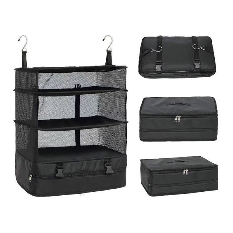 Hanging luggage organizer on sale