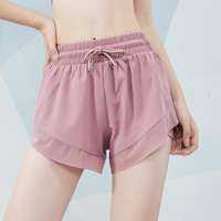 Rainboweran | Elastic Quick-dry Breathable Preventing Light Leakage Yoga Shorts