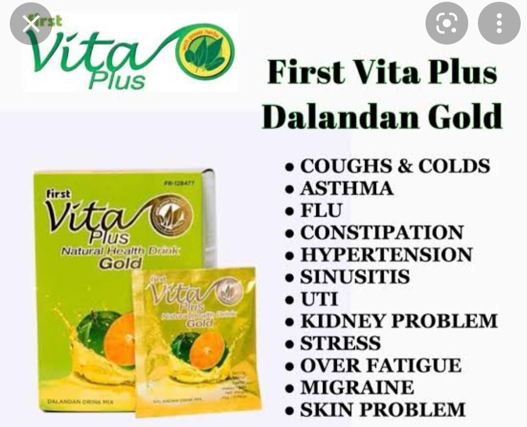 First Vita Plus Dalandan Gold Proven and Tested Cough And colds Asthma Flu Constipation