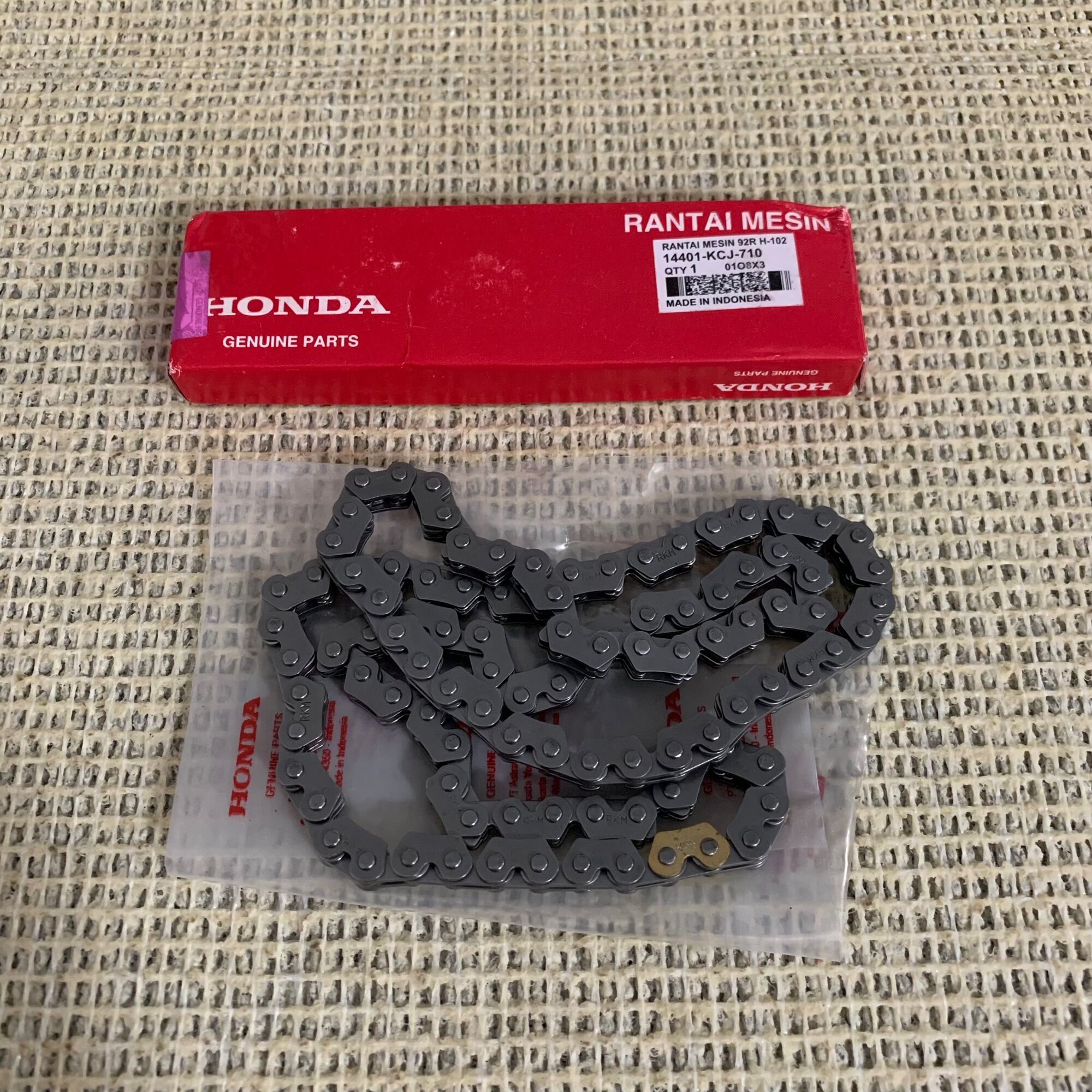 Caltric Black O-Ring Drive Chain With Front Rear Sprockets - Foto 11