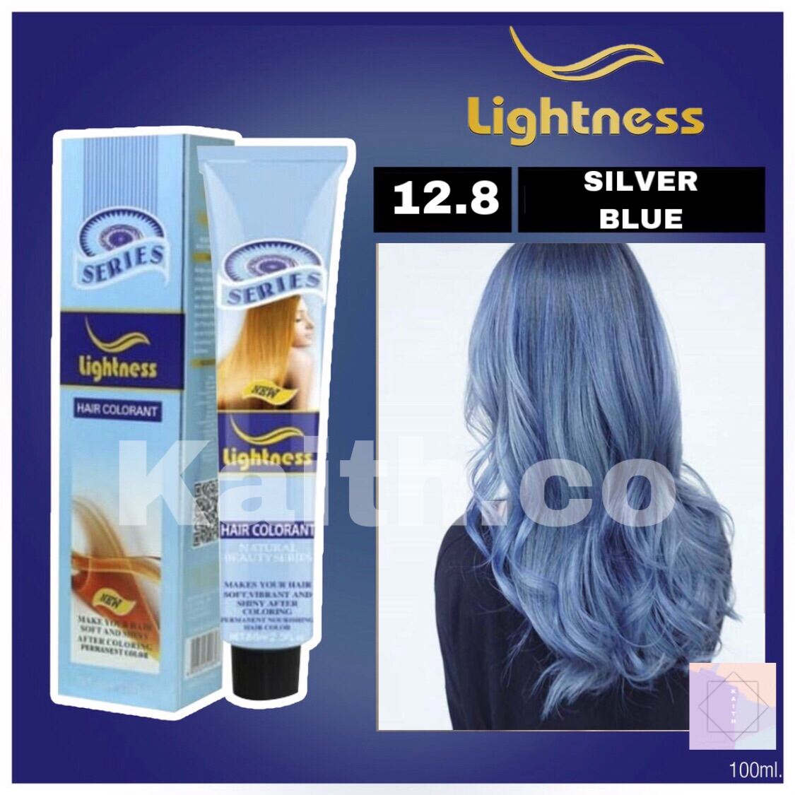 Lightness Silver Blue Hair Colorant only without Oxidiser