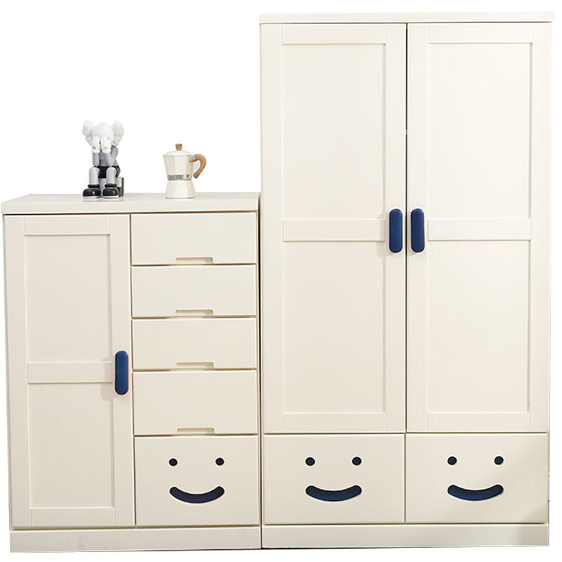 Kids wardrobe and store chest of drawers