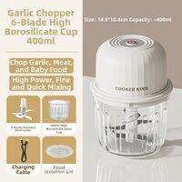 COOKER KING | Multi-purpose Garlic and Meat Mincer