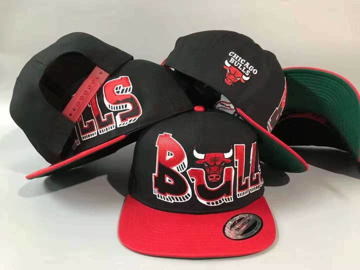 bulls graffiti hat