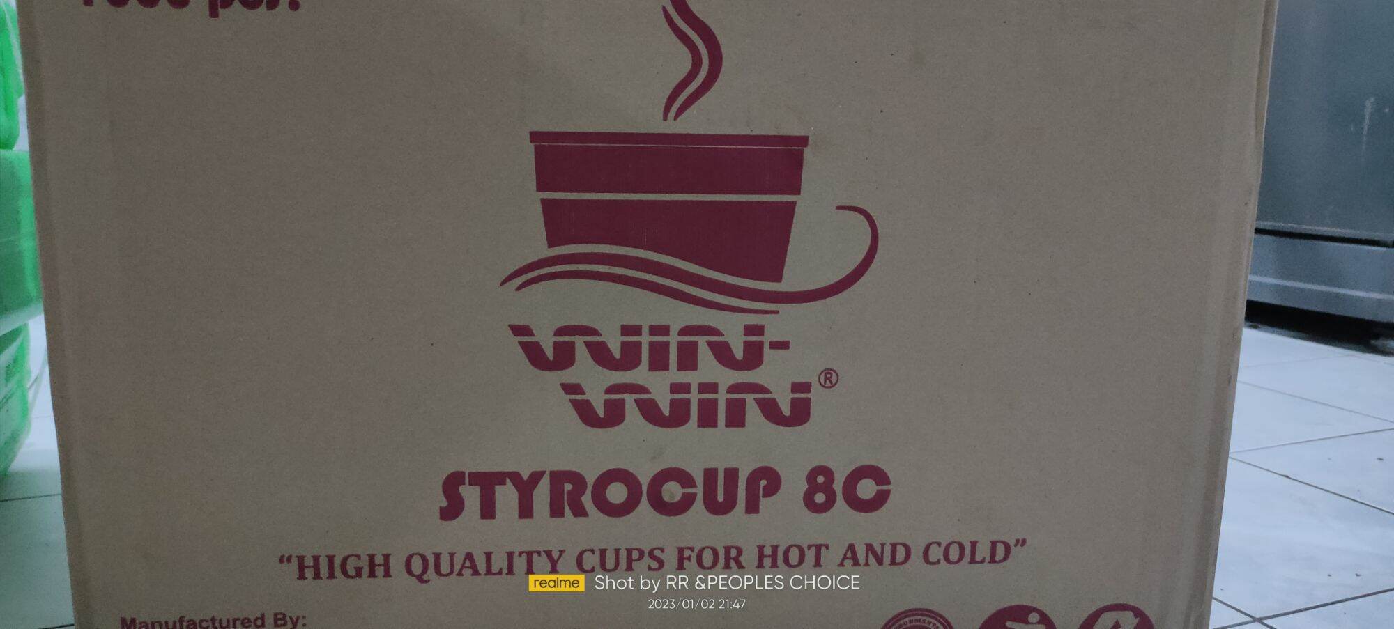 CASH ON DELIVERY WINWIN STYRO CUP FOR HOT AND COLD DRINKS Lazada PH