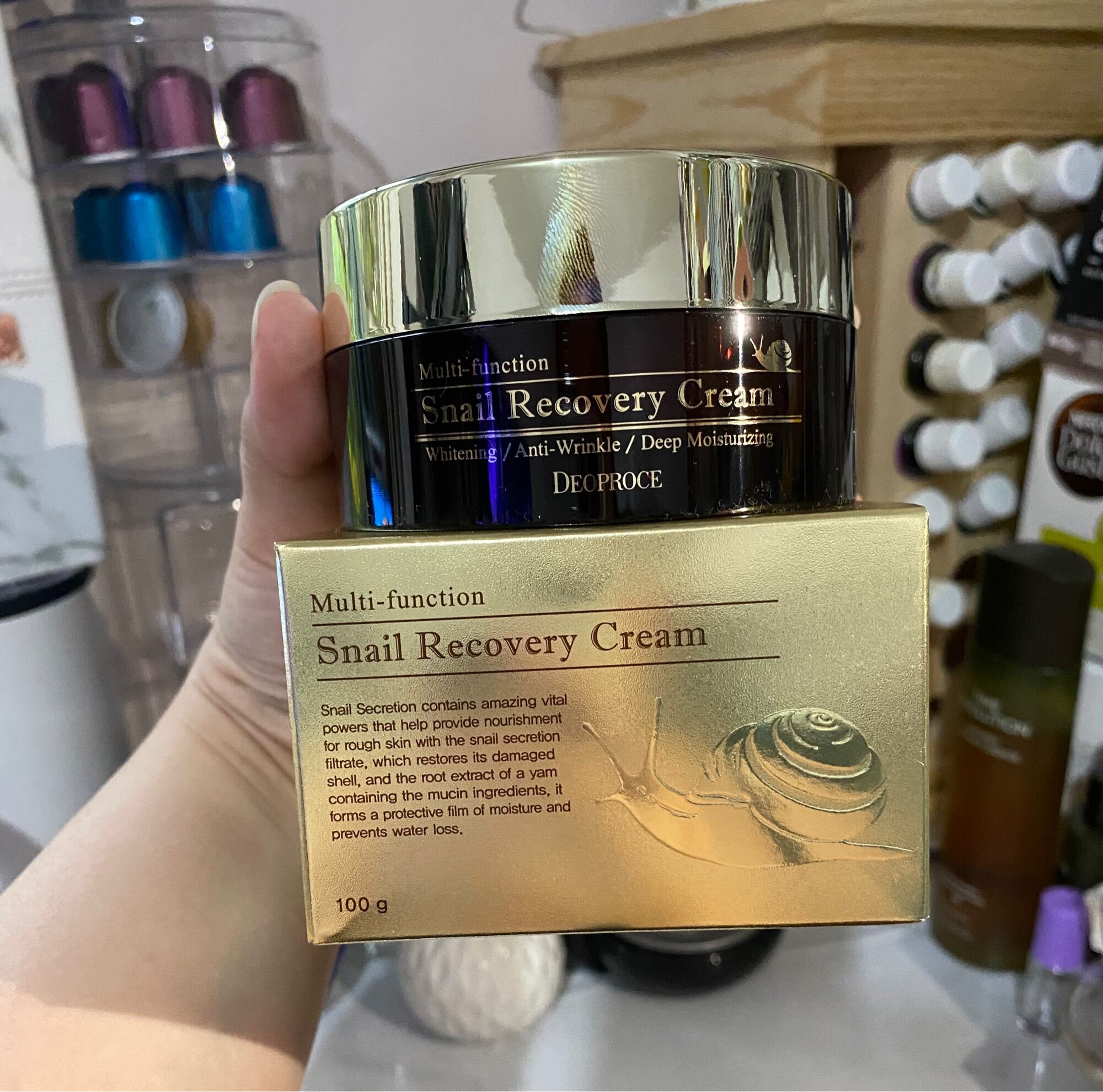 Deoproce Snail Recovery Cream Original Import from Korea. 