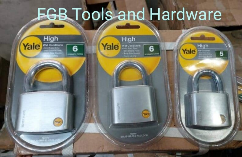 YALE LOCKS Yale solid brass body padlock Y120/40/125/1 40mm Y120/50/127