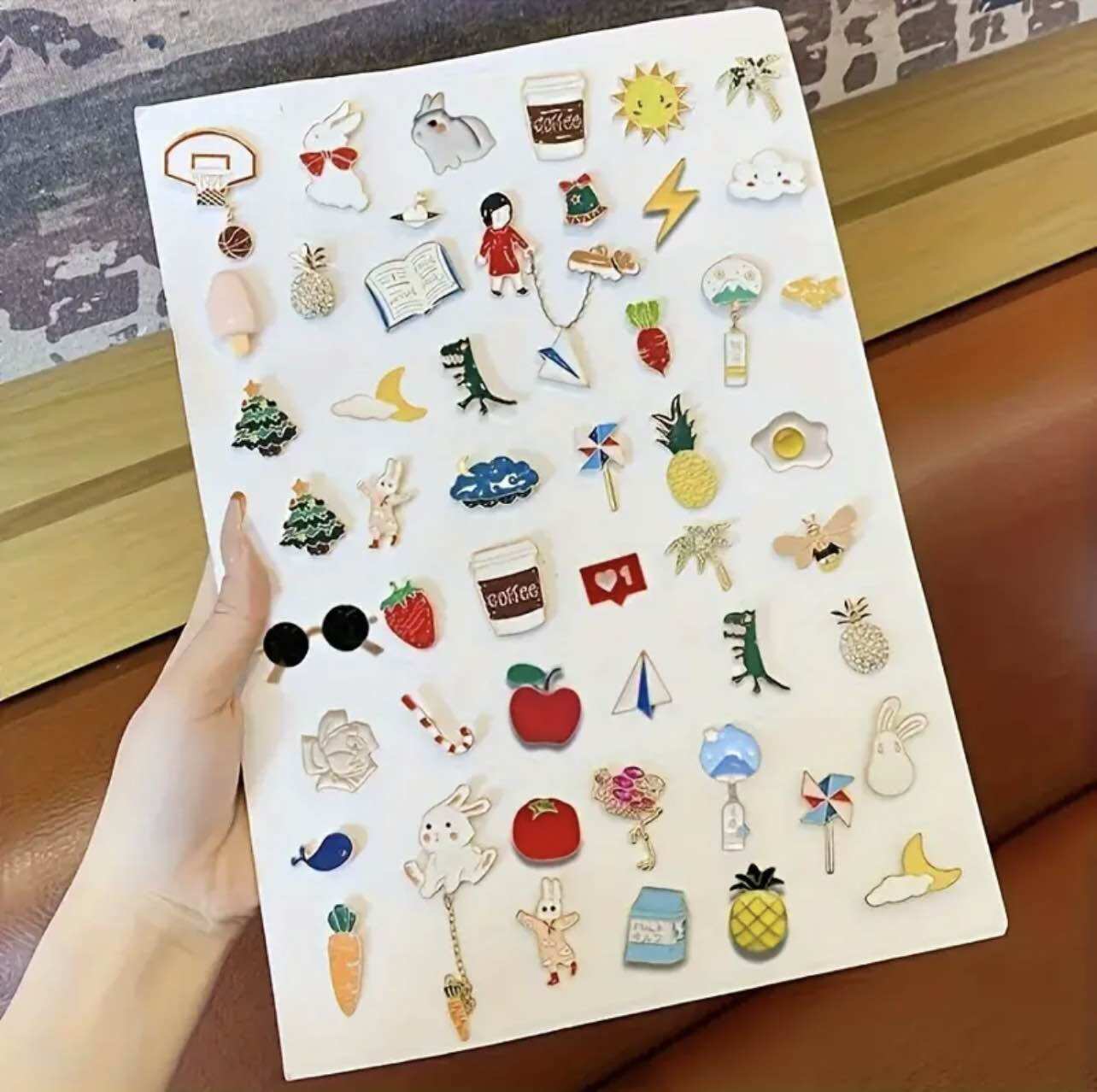 Assorted Cute Enamel Lapel Pins, Alloy Cartoon Brooches Set, Fashion ...