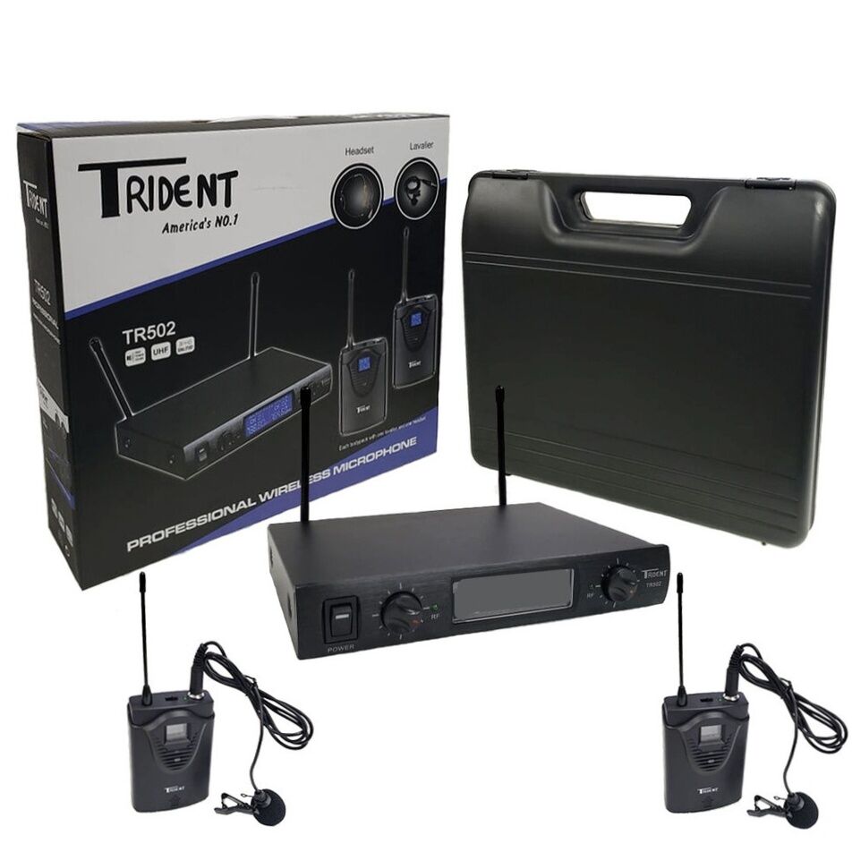 Trident TR502 Wireless Microphone / Lapel Wireless Lazada PH