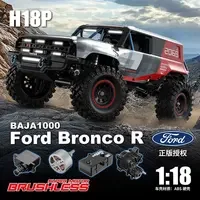 FMS | Mjx Hyper H18p 1 18 Scale Licensed Ford Bronco R Brushless 4wd Remote Control Off Road Climbing Crawler Truck All Terrain Gift