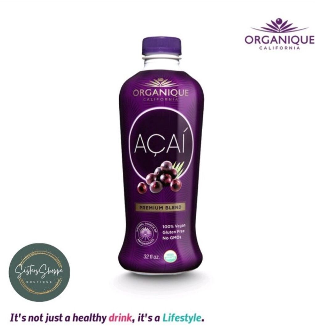 Acai Berry Premium Blend Juice Organique California 473ml Expiration date: April 2026