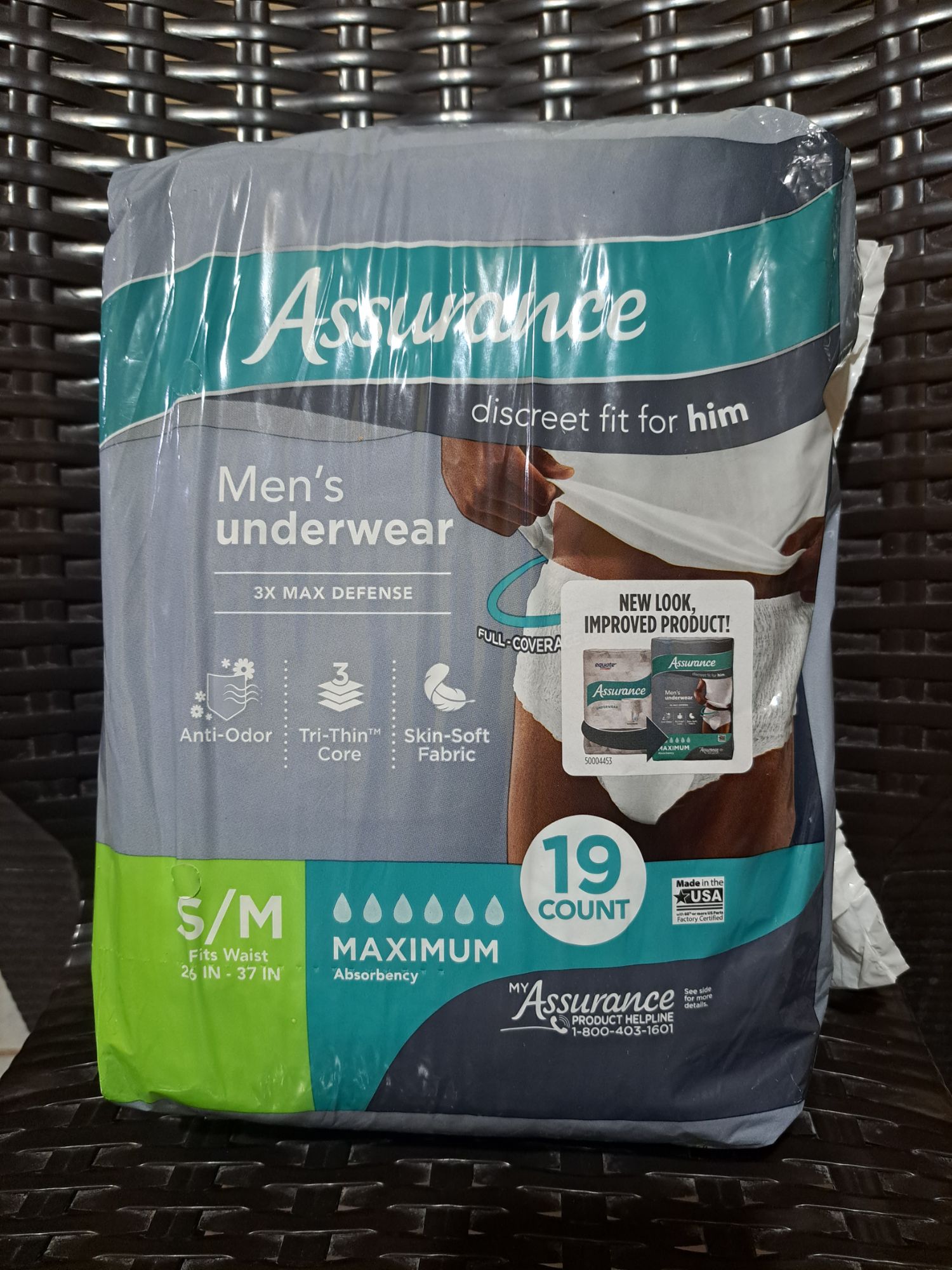 ASSURANCE men's underwear/diaper made in the USA | Lazada PH
