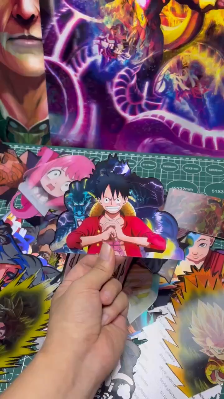 One Piece Anime Motion Sticker - Luffy Gear