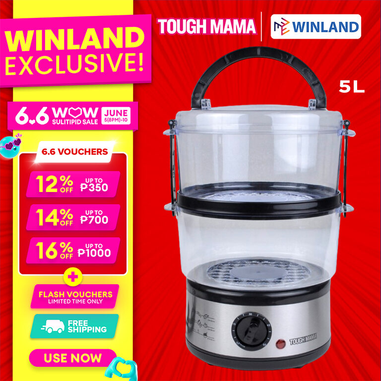 Tough Mama by Winland 5.0L Two-Layered Food Steamer NTM-FS3