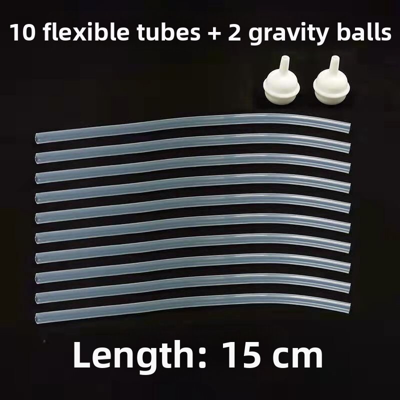 Reusable Non-Disposable Silicone Straw Bottle Feeding Bottle Accessories Washable Gravity Ball Soft Tube Replacement Parts