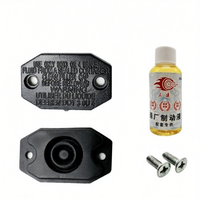 Motorcycle Electric Vehicle Brake Oil Pump Cover Sealed Aluminum Cap for Brake System Accessories Durable Transportation Part