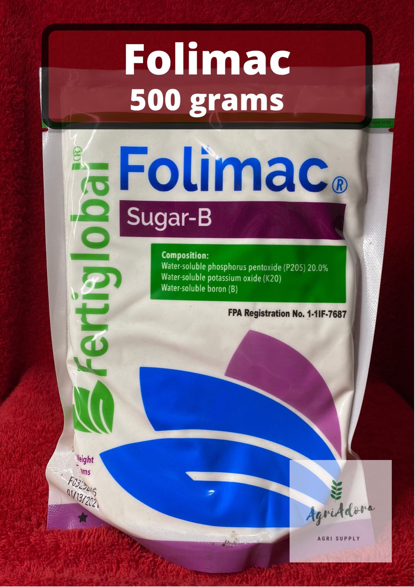 Folimac Sugar-B Fertilizer 500g (Fertiglobal) | Lazada PH