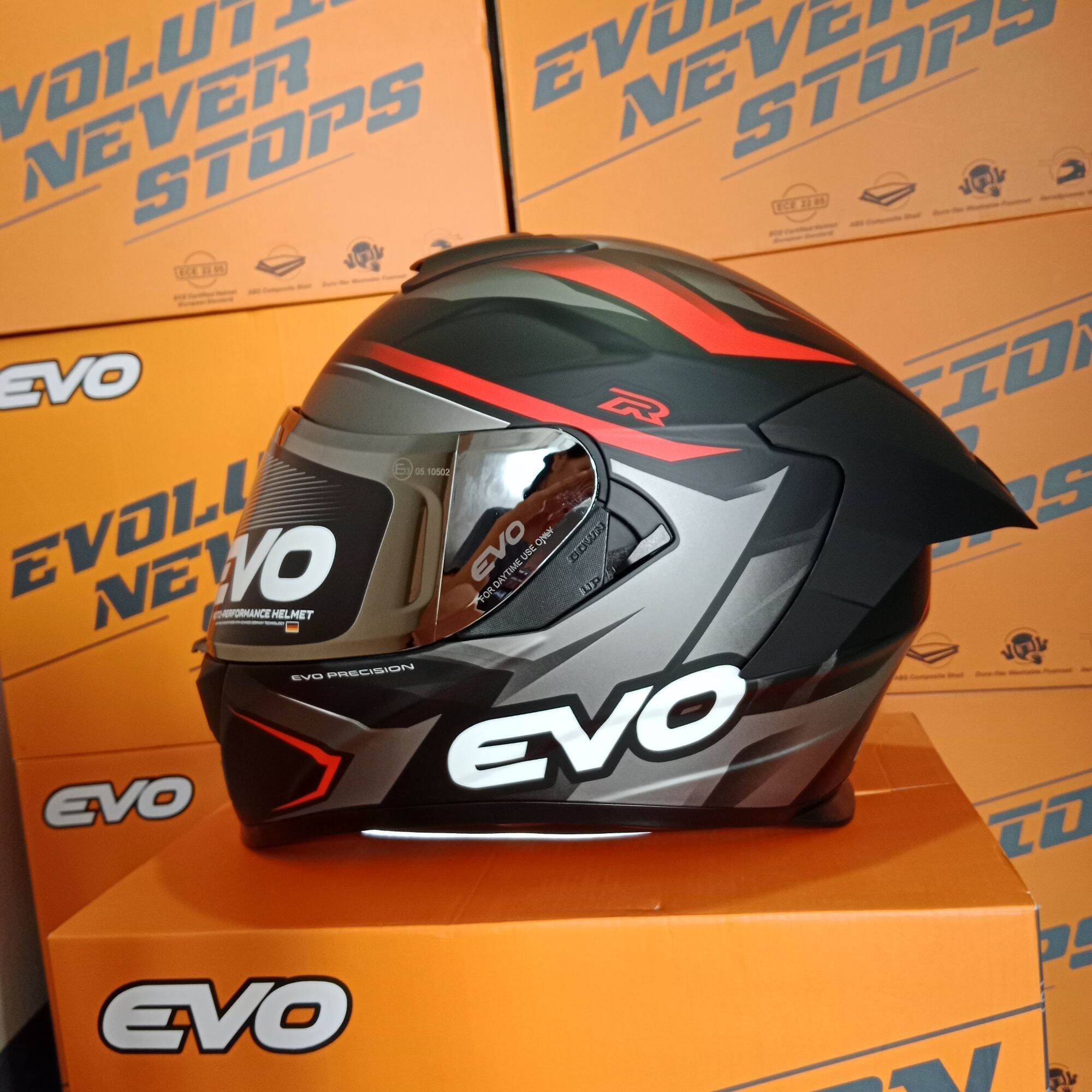 Evo Gt Pro Renegade One Grey Red Motorcycle Full Face Helmet Free Clear Lens Lazada Ph Evo Gt Pro Renegade One Grey Red Motorcycle Full Face Helmet Free Clear Lens Lazada Ph