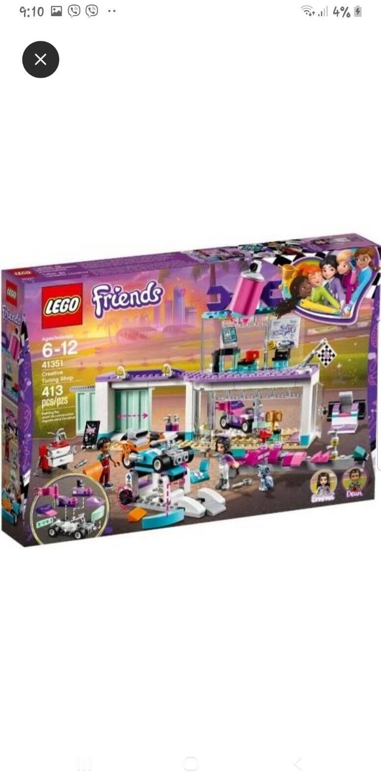 Lego friends creative tuning best sale shop 41351