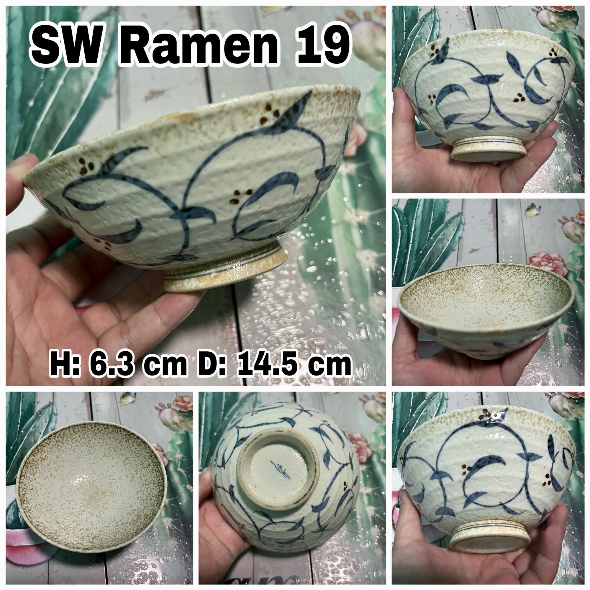 Assorted Designs and Sizes SALE Assorted Stoneware (SW) and Ceramic (C) Ramen Bowls - Japan Surplus. 