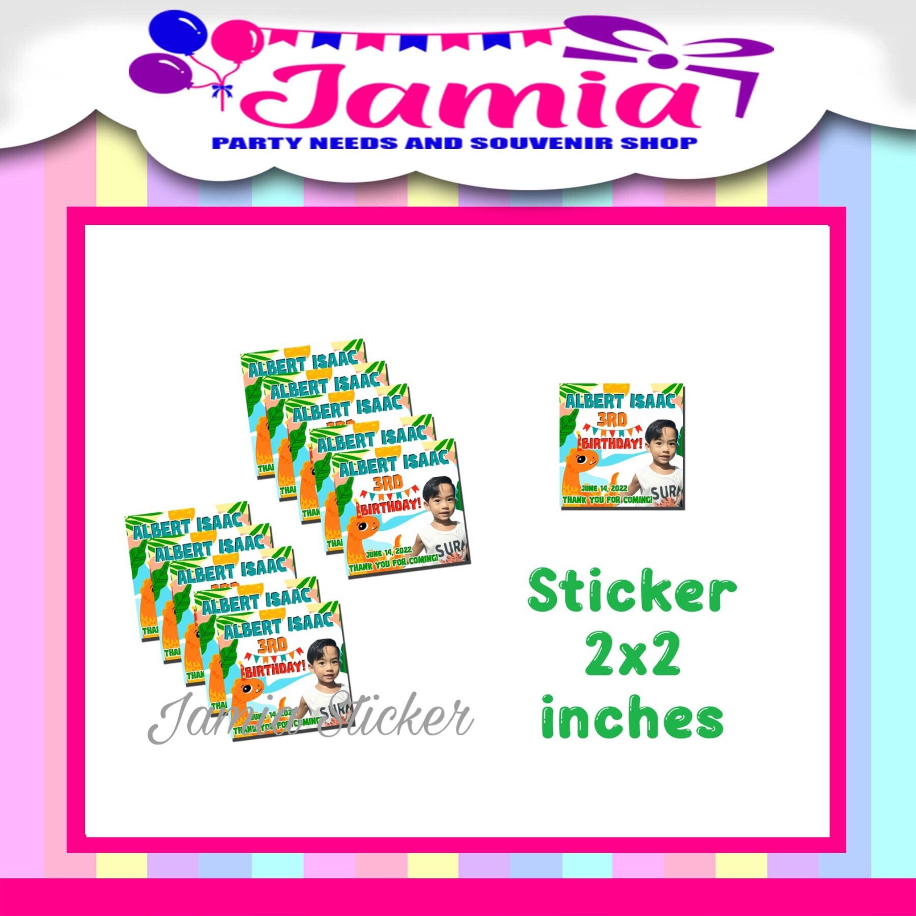 Sticker for Souvenir customized Sticker for all occasion