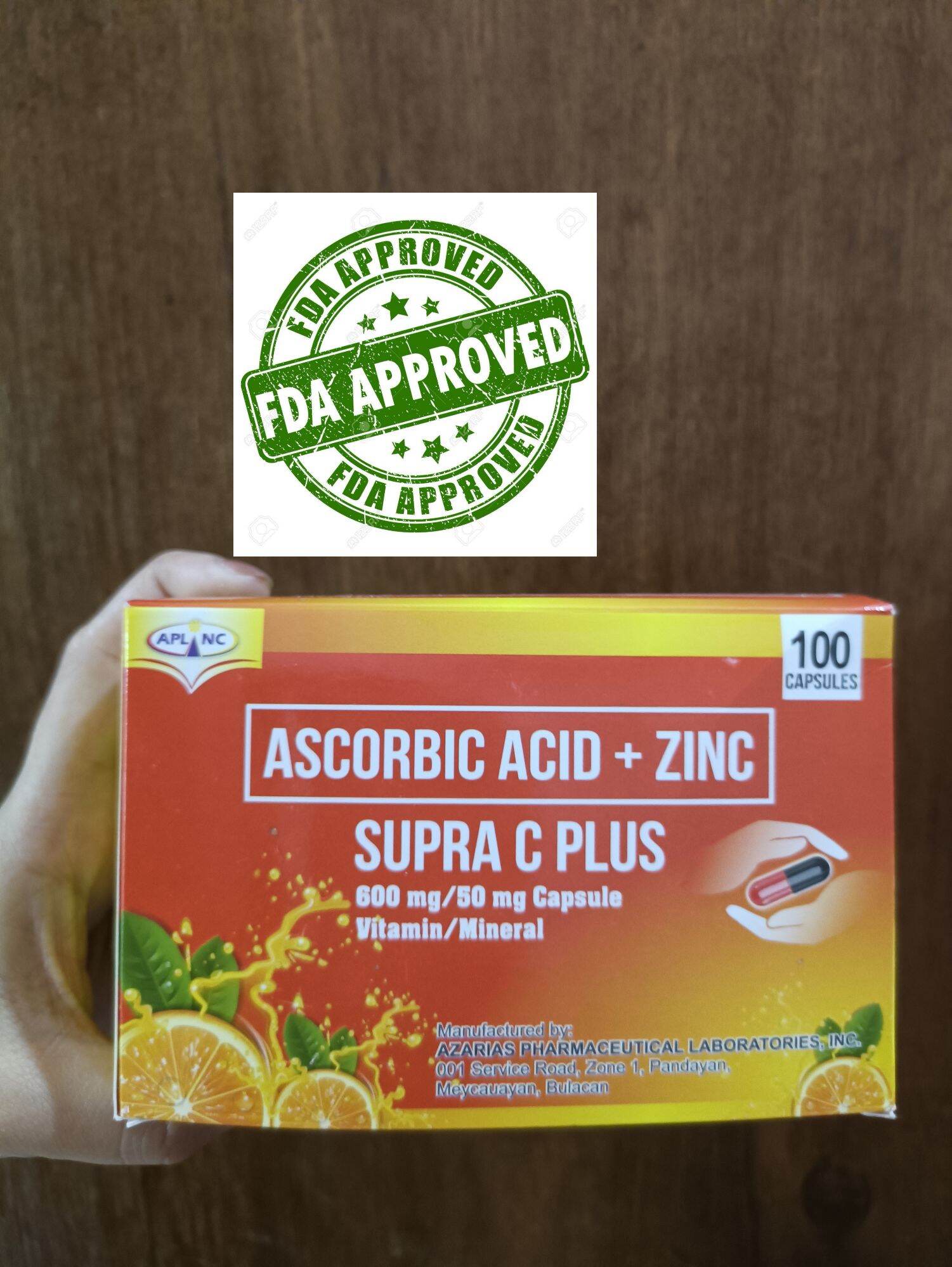 VITAMINC C WITH ZINC ASCORBIC ACID + ZINC SUPRA C PLUS PLUS