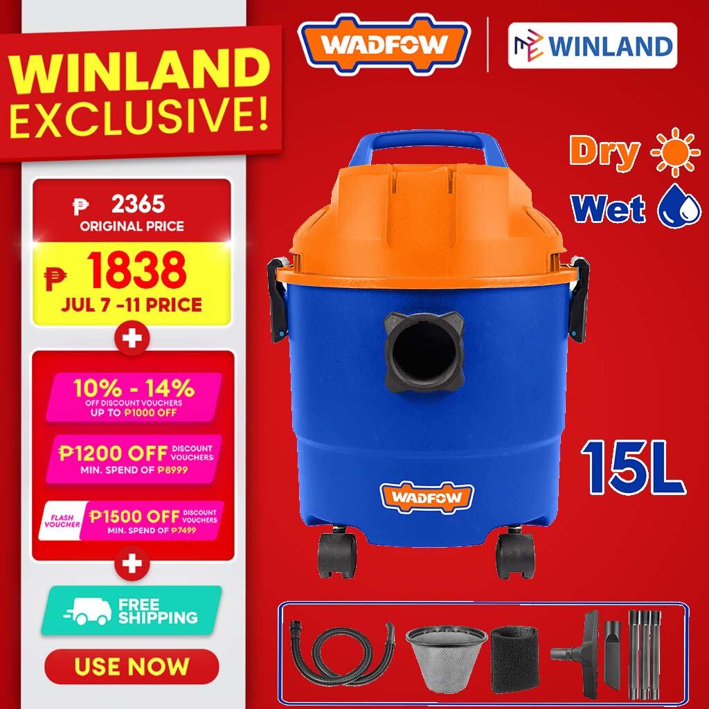 Winland 1200W Wet & Dry Vacuum Cleaner