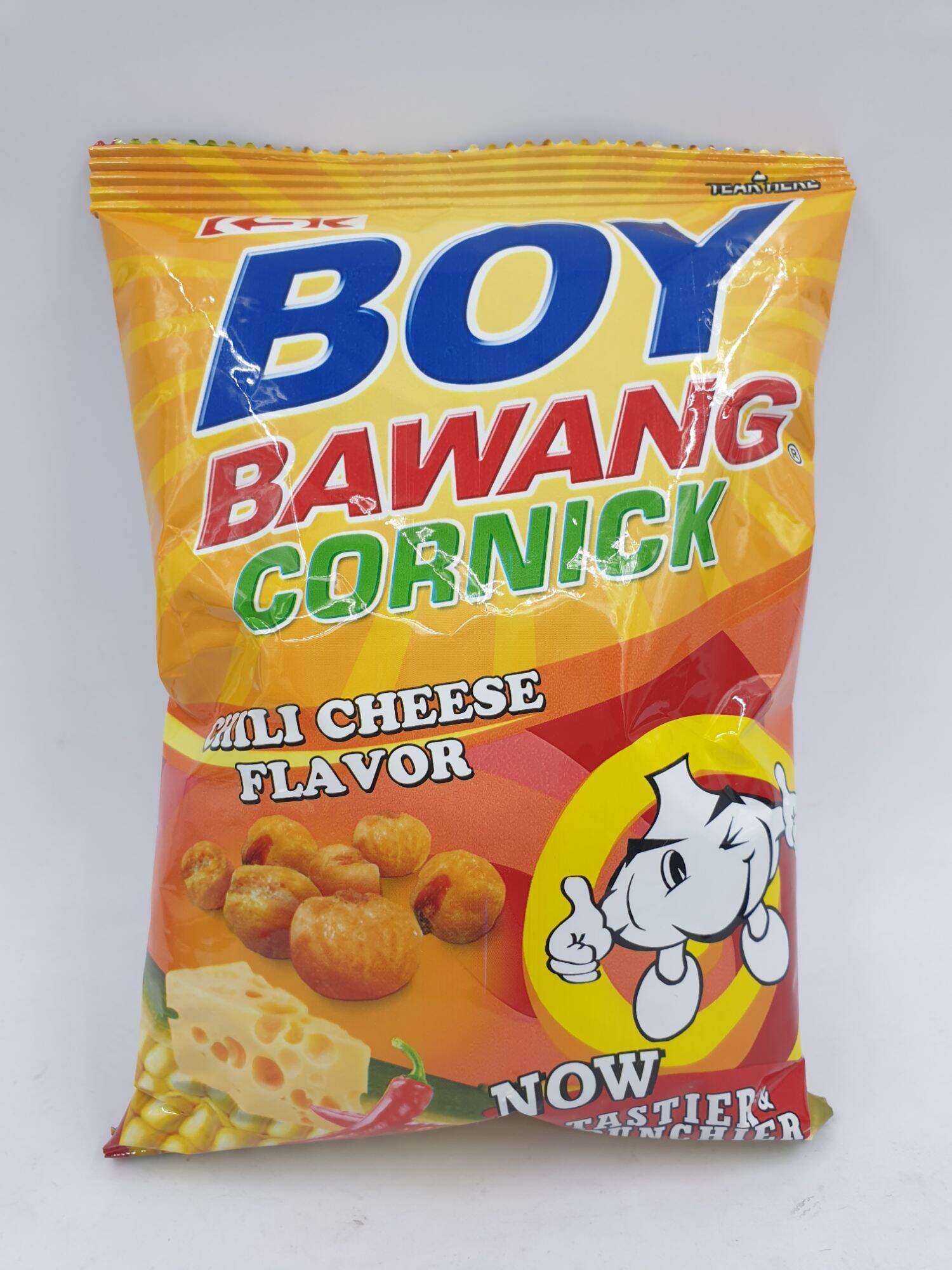 Boy Bawang Cornick Garlic Flavor 3.17oz(90g), Chili Cheese Flavor 2 ...