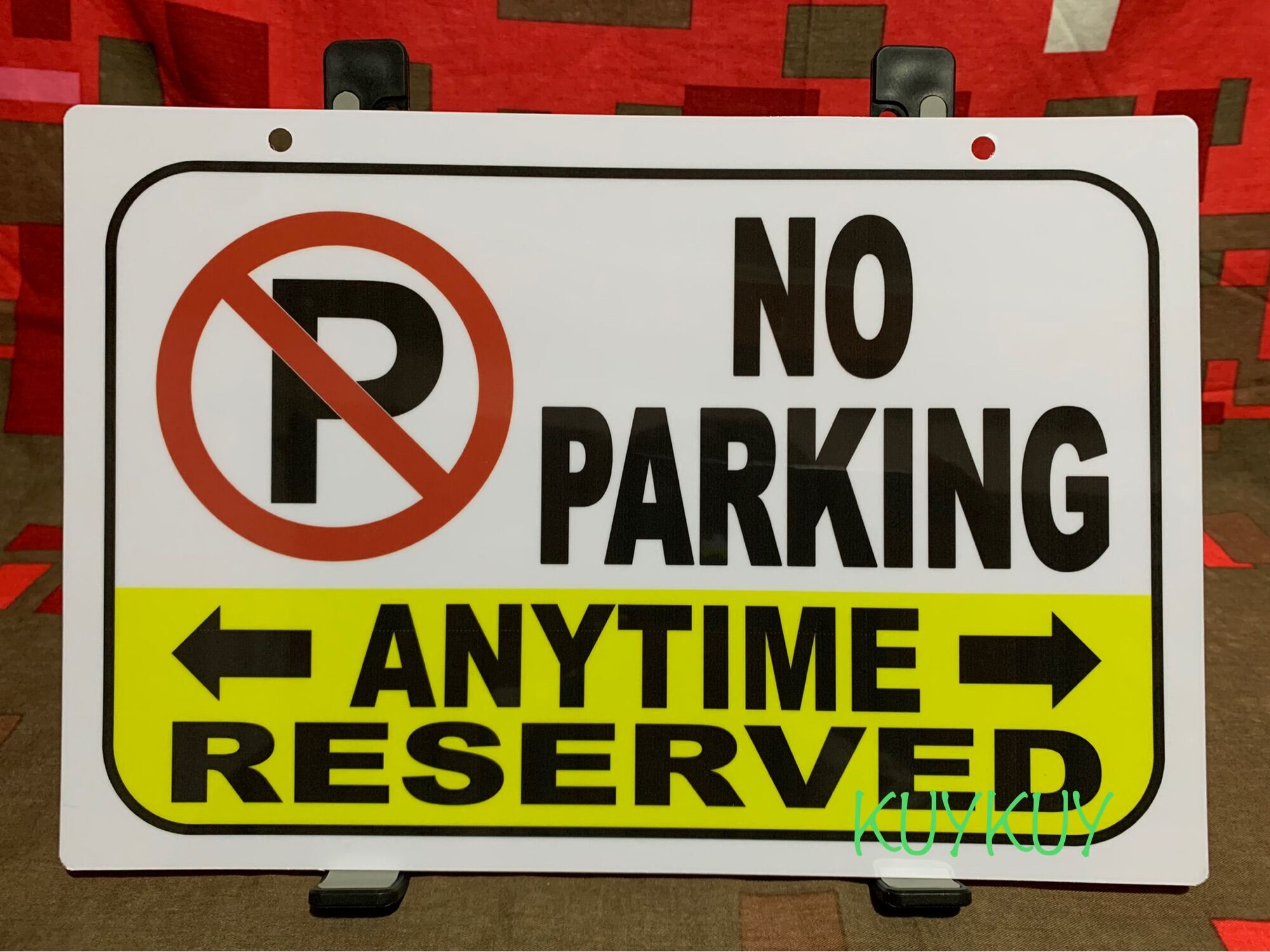 No Parking Anytime Reserved X Inches Lazada Ph